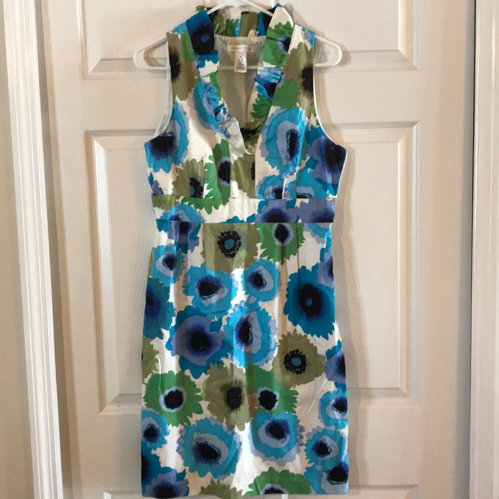 Blue and Green Summer Dress